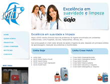 Tablet Screenshot of mhdhigiene.com.br